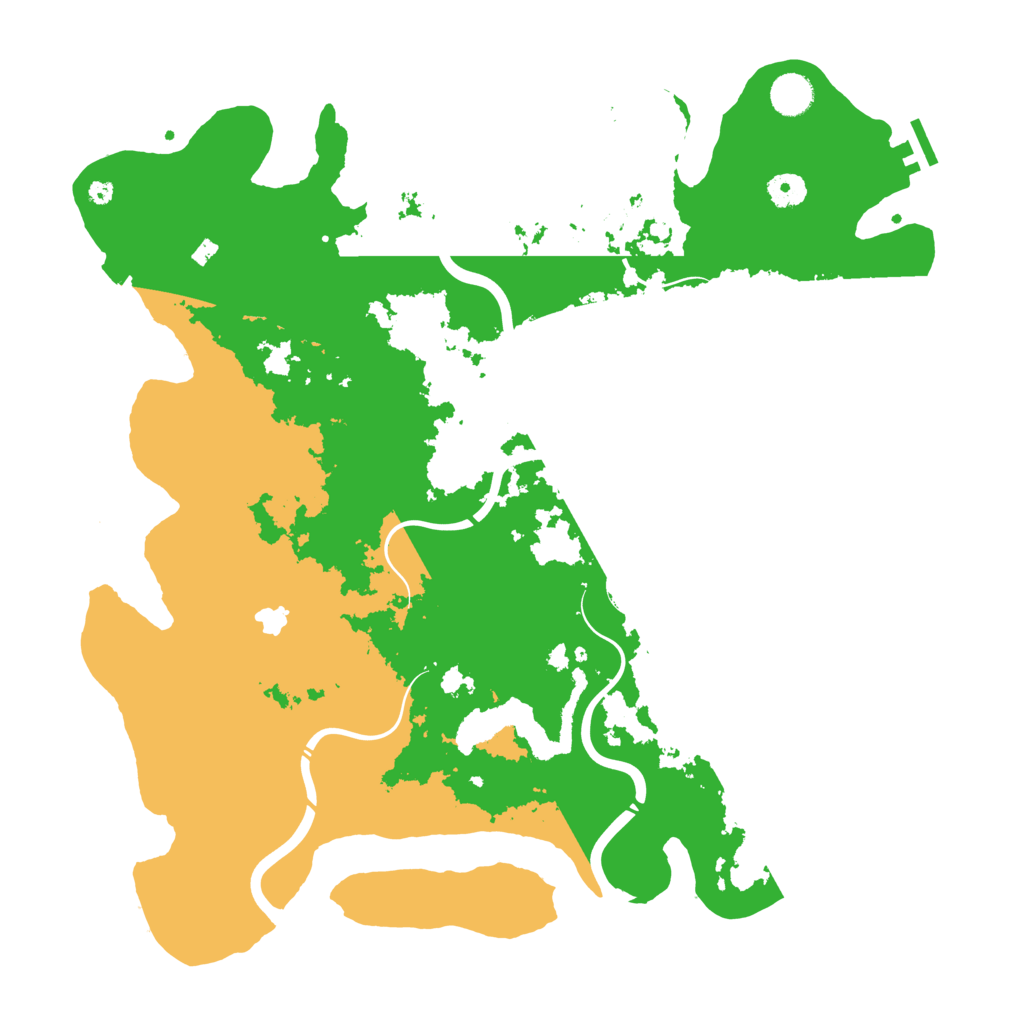 Biome Rust Map: Procedural Map, Size: 4250, Seed: 1899392641