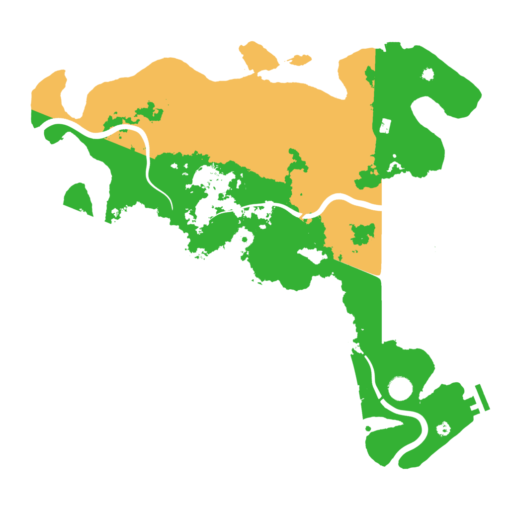 Biome Rust Map: Procedural Map, Size: 3750, Seed: 1048897259