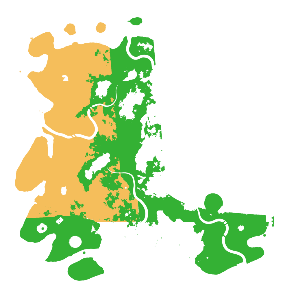 Biome Rust Map: Procedural Map, Size: 4500, Seed: 606014249