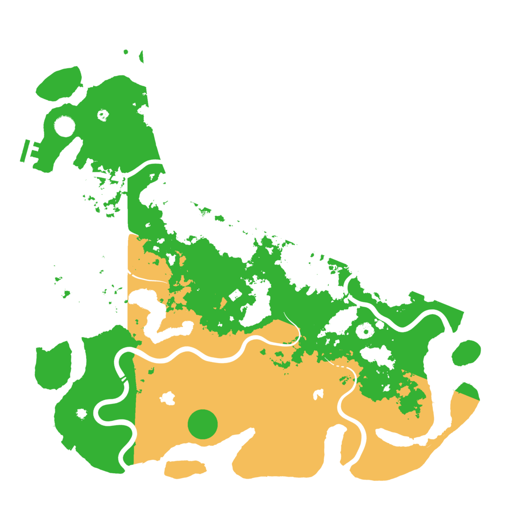 Biome Rust Map: Procedural Map, Size: 4500, Seed: 782630275