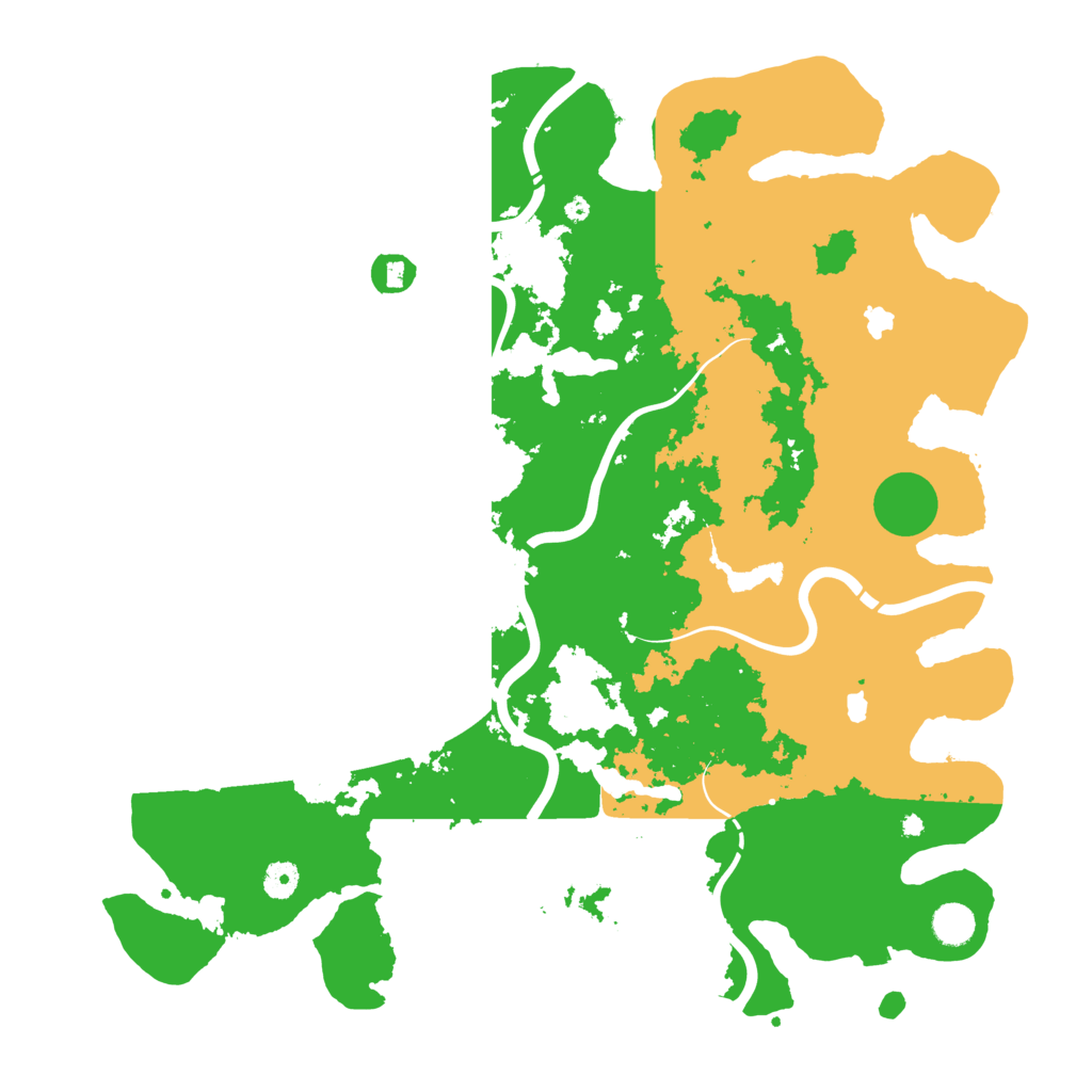 Biome Rust Map: Procedural Map, Size: 4500, Seed: 18596496