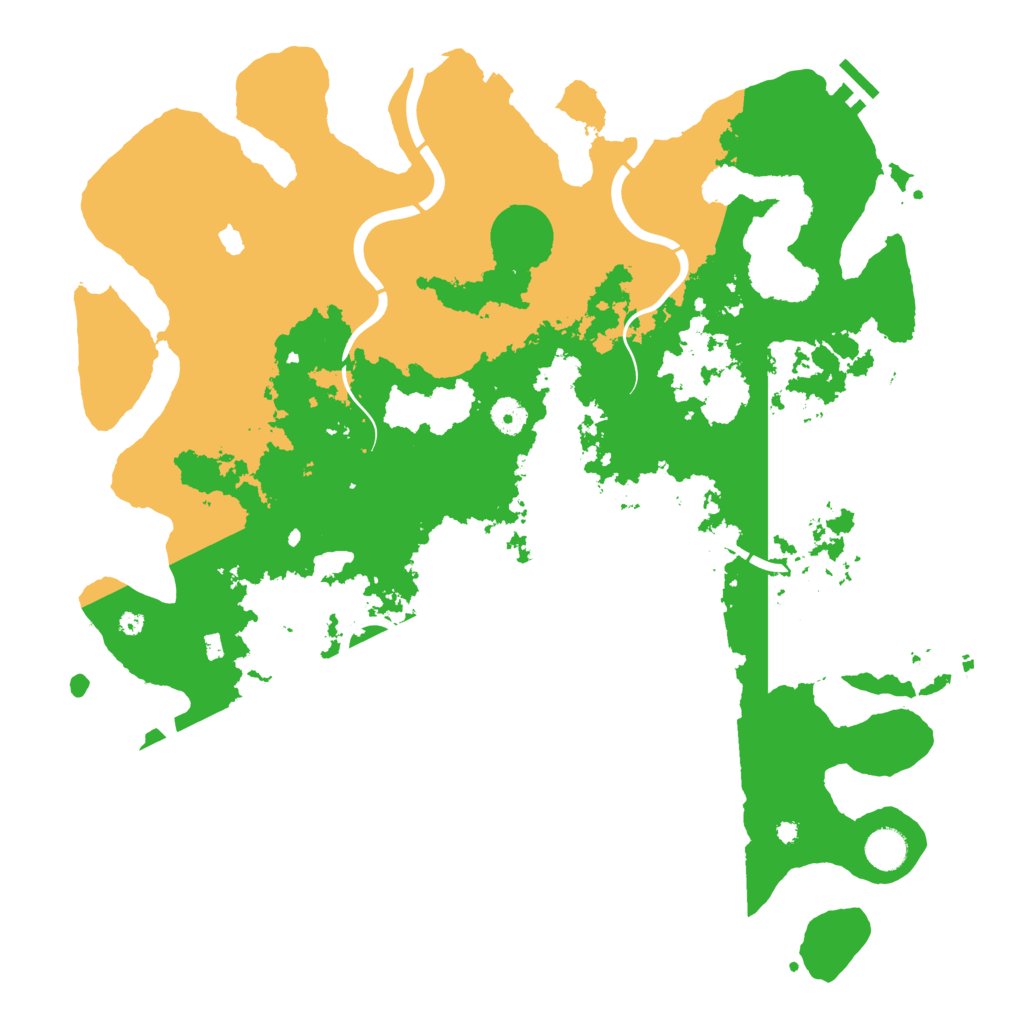 Biome Rust Map: Procedural Map, Size: 4300, Seed: 316765481