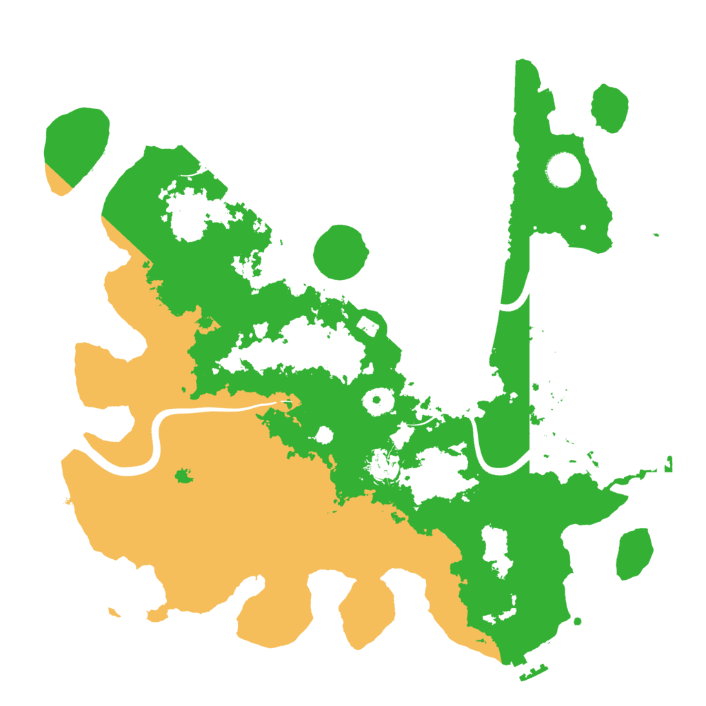 Biome Rust Map: Procedural Map, Size: 3600, Seed: 220358