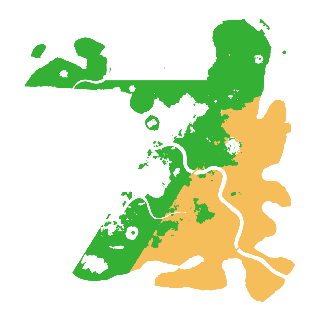 Biome Rust Map: Procedural Map, Size: 3700, Seed: 1200196789