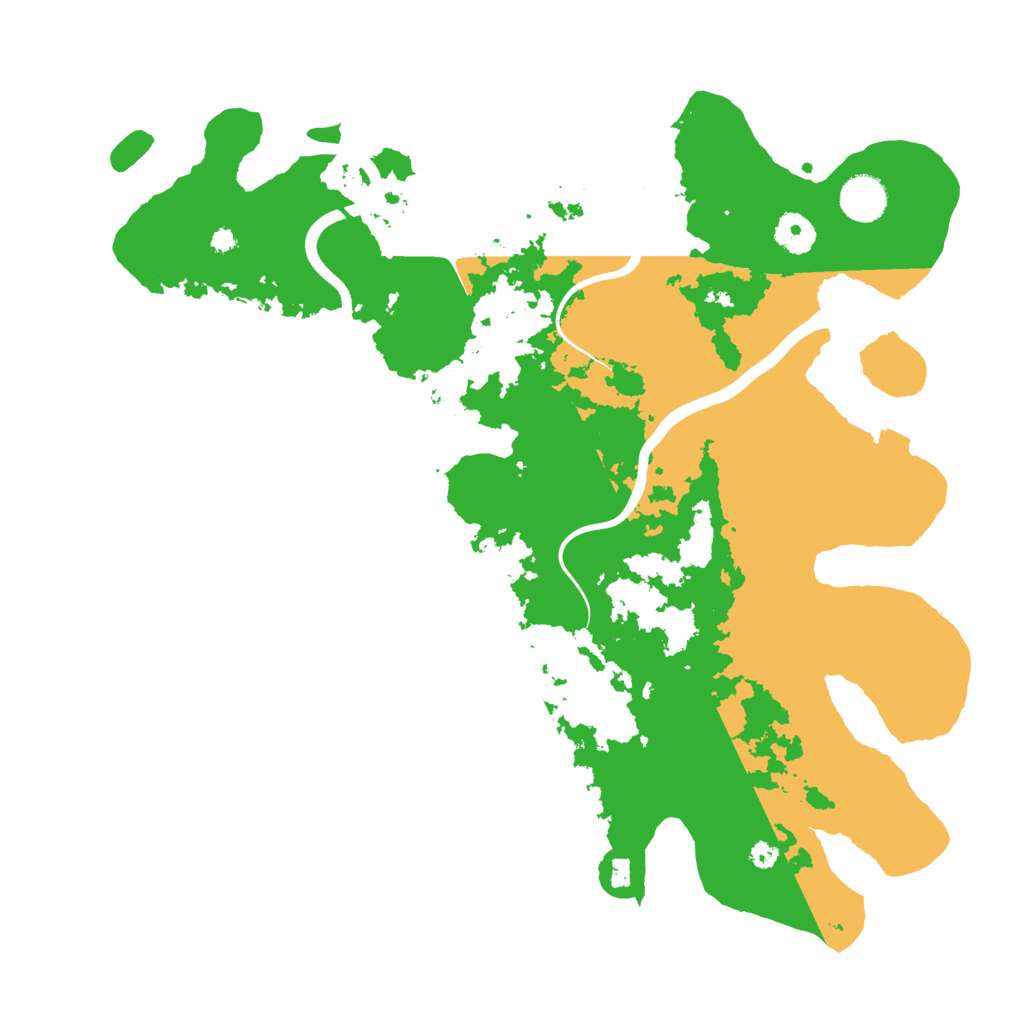 Biome Rust Map: Procedural Map, Size: 3841, Seed: 1075161297