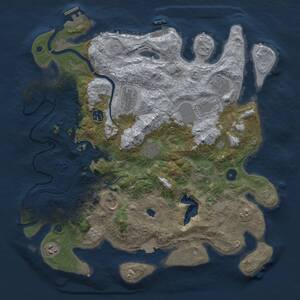 Thumbnail Rust Map: Procedural Map, Size: 4000, Seed: 1060126981, 15 Monuments