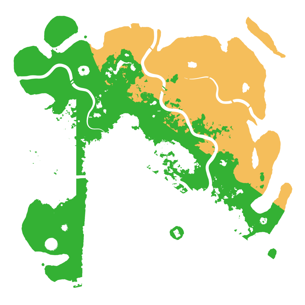 Biome Rust Map: Procedural Map, Size: 4250, Seed: 530328903