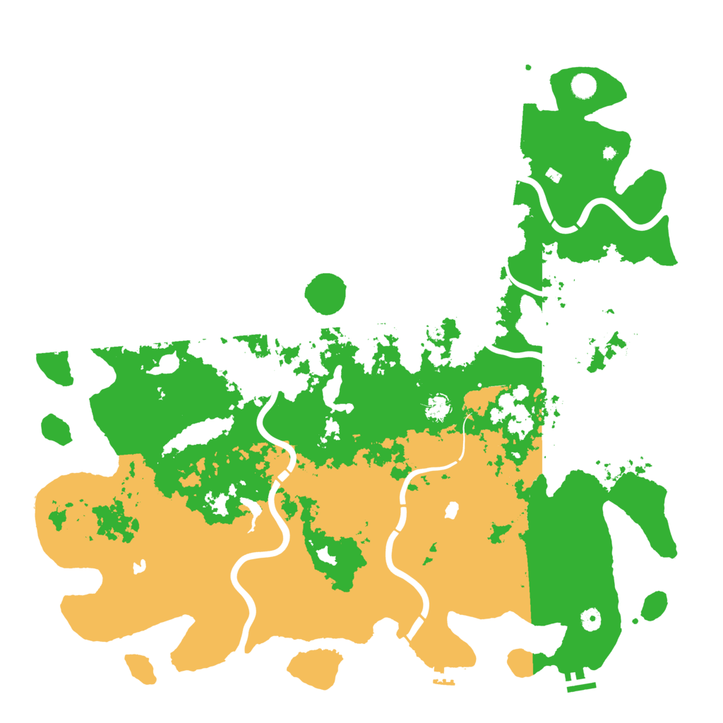Biome Rust Map: Procedural Map, Size: 5000, Seed: 2012830960