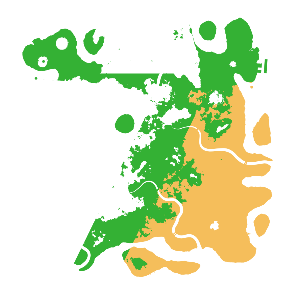 Biome Rust Map: Procedural Map, Size: 4250, Seed: 1289664103