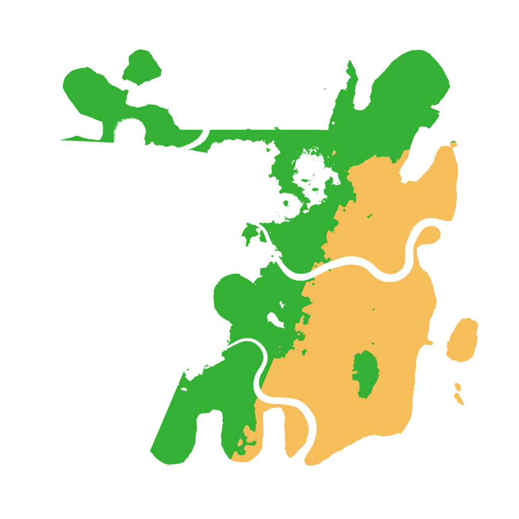 Biome Rust Map: Procedural Map, Size: 3000, Seed: 1483521783