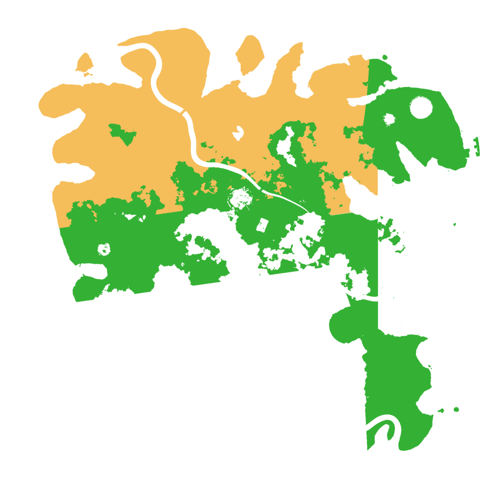 Biome Rust Map: Procedural Map, Size: 4000, Seed: 975321
