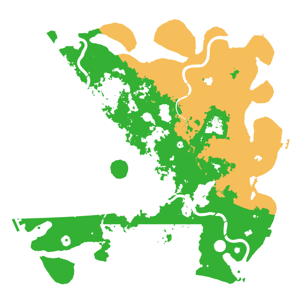 Biome Rust Map: Procedural Map, Size: 4500, Seed: 37714145