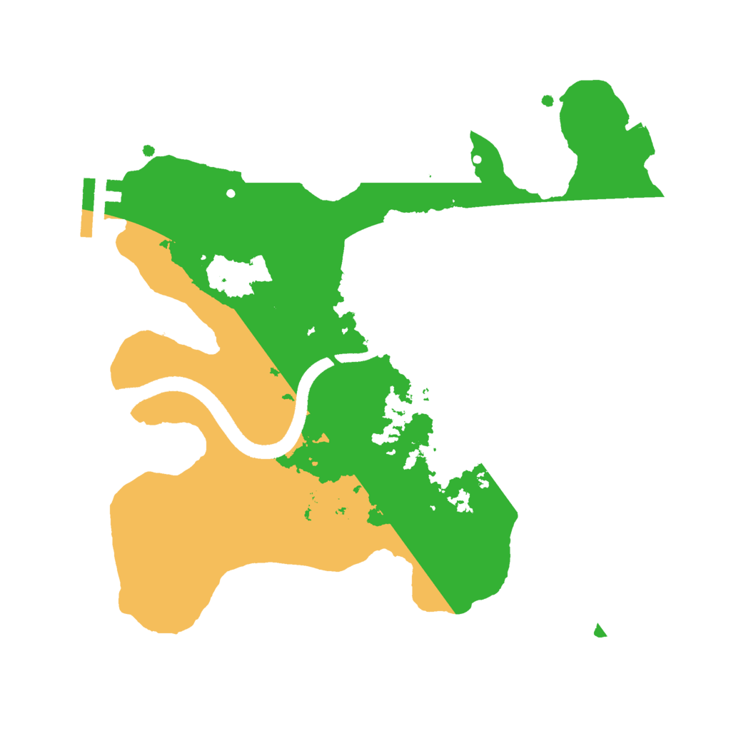 Biome Rust Map: Procedural Map, Size: 2500, Seed: 1688482214