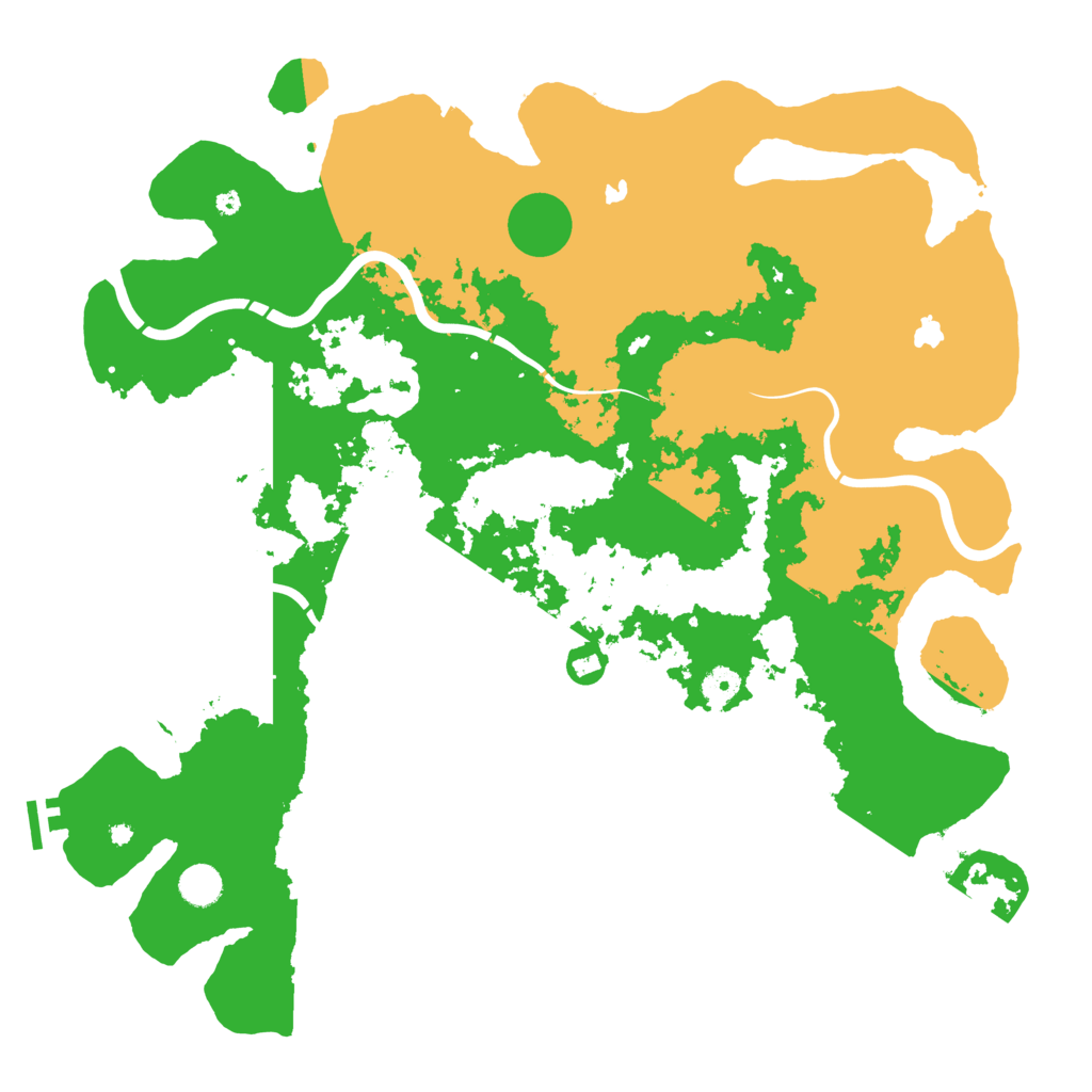 Biome Rust Map: Procedural Map, Size: 4500, Seed: 55765371