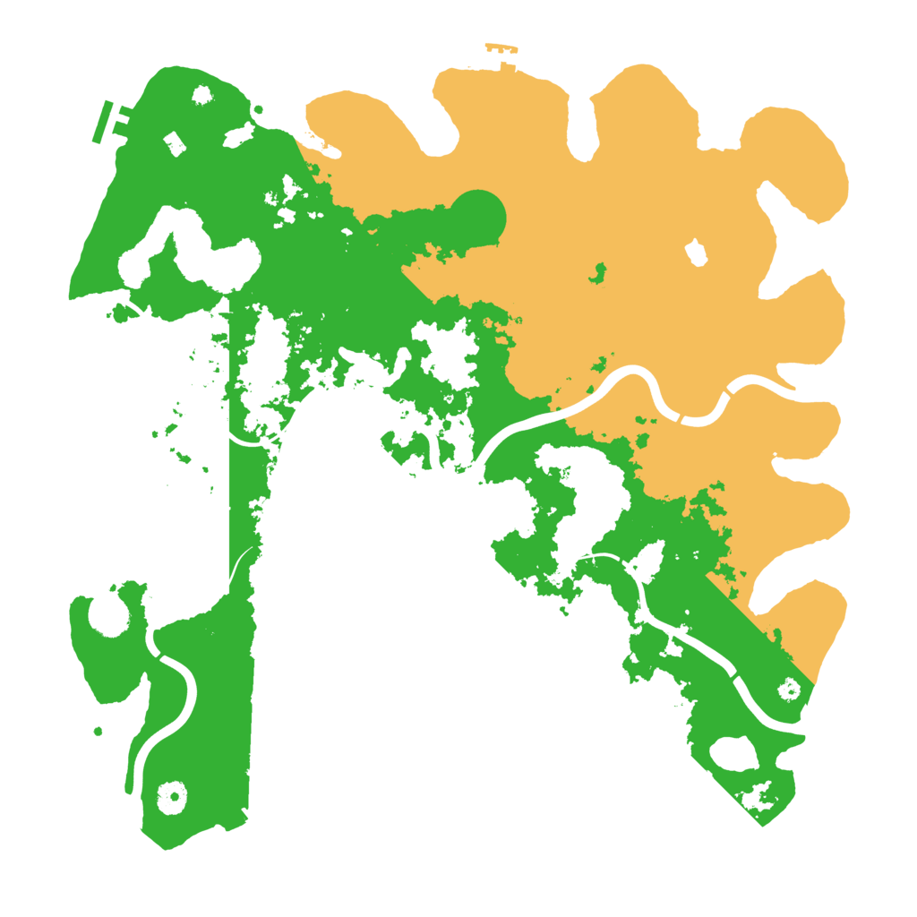 Biome Rust Map: Procedural Map, Size: 4250, Seed: 1988095754