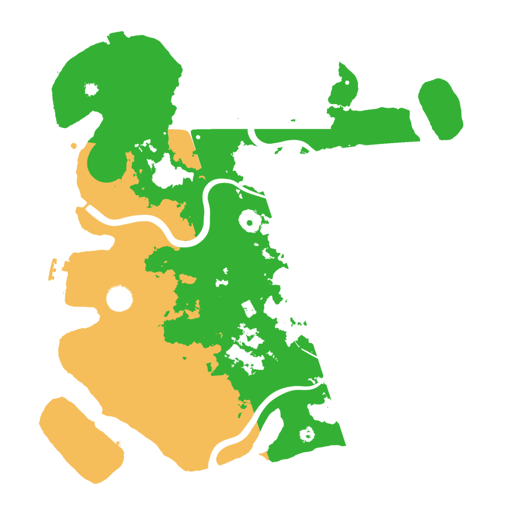 Biome Rust Map: Procedural Map, Size: 3500, Seed: 1634144634