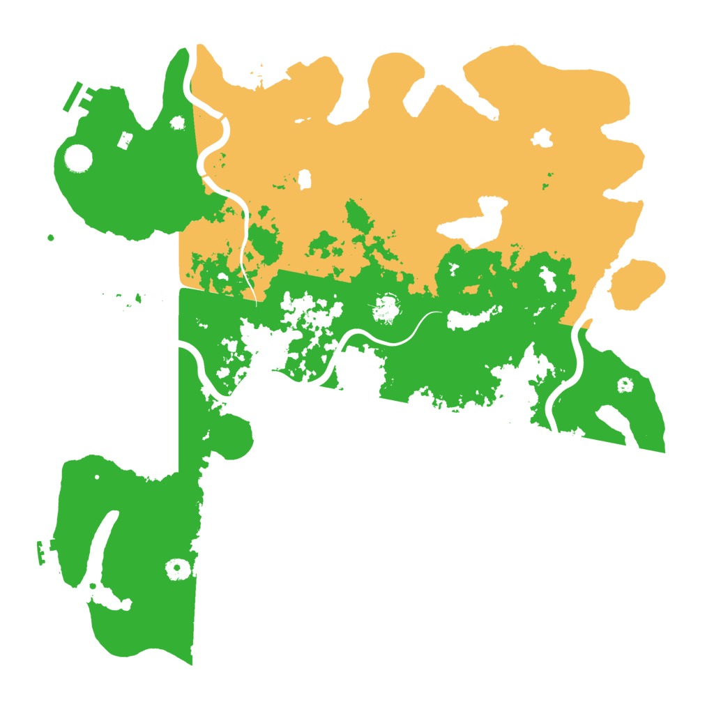 Biome Rust Map: Procedural Map, Size: 4500, Seed: 271207436