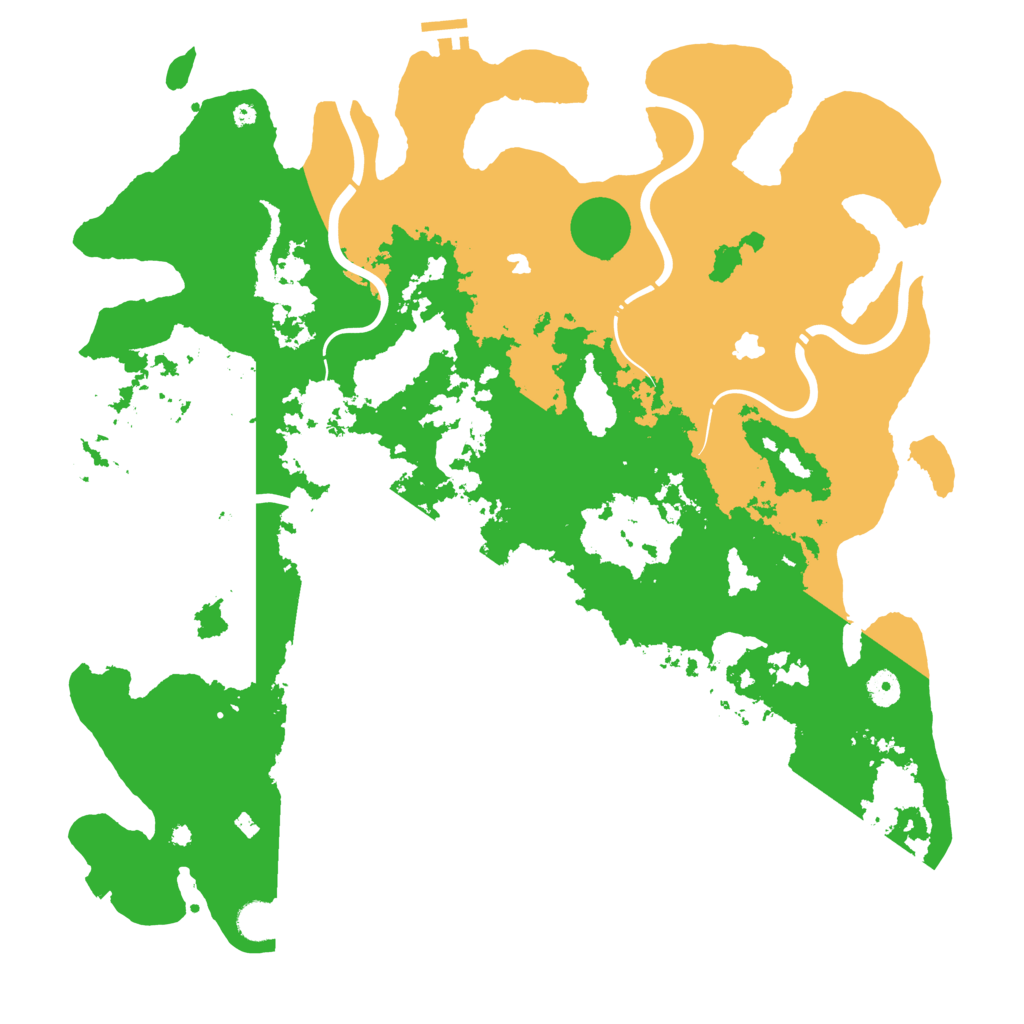 Biome Rust Map: Procedural Map, Size: 4500, Seed: 2064480756