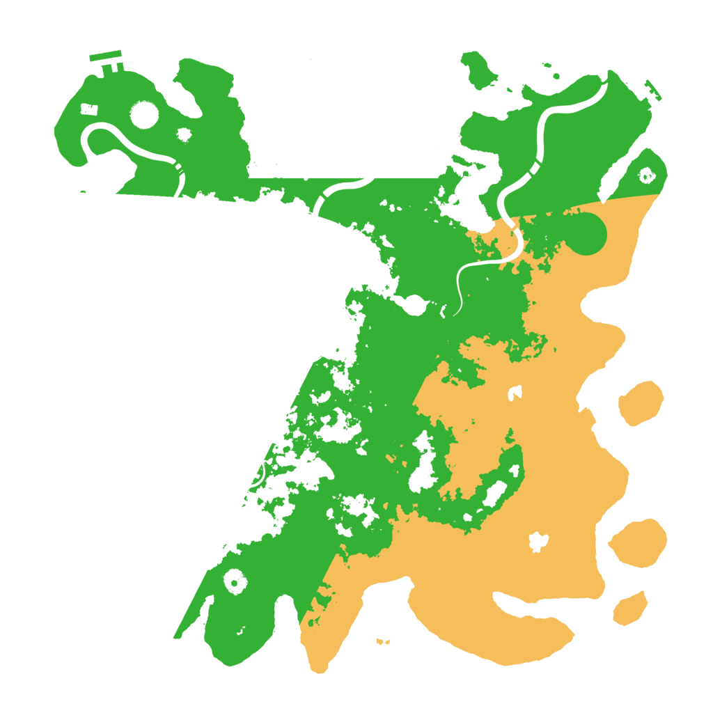 Biome Rust Map: Procedural Map, Size: 4500, Seed: 601103679