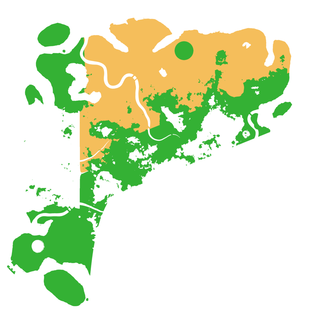 Biome Rust Map: Procedural Map, Size: 4500, Seed: 751104609