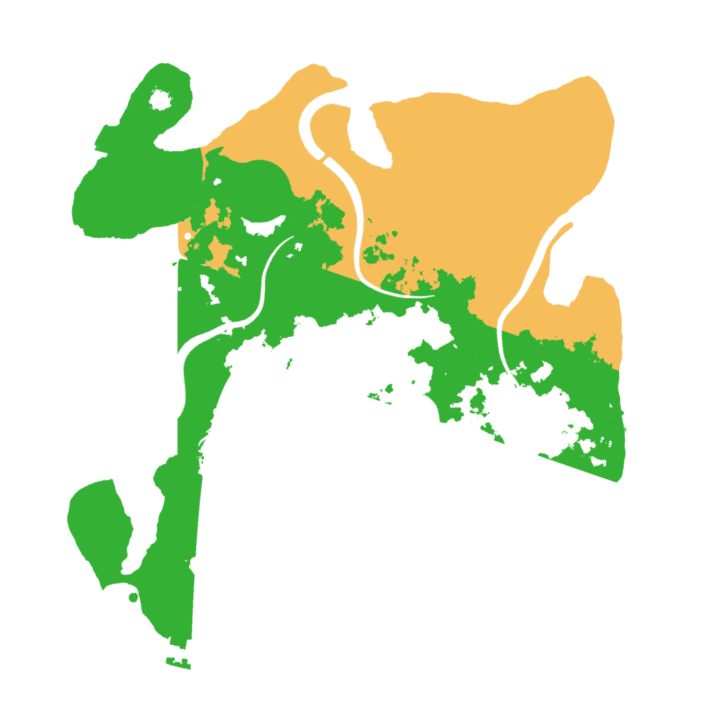 Biome Rust Map: Procedural Map, Size: 3000, Seed: 1314274071