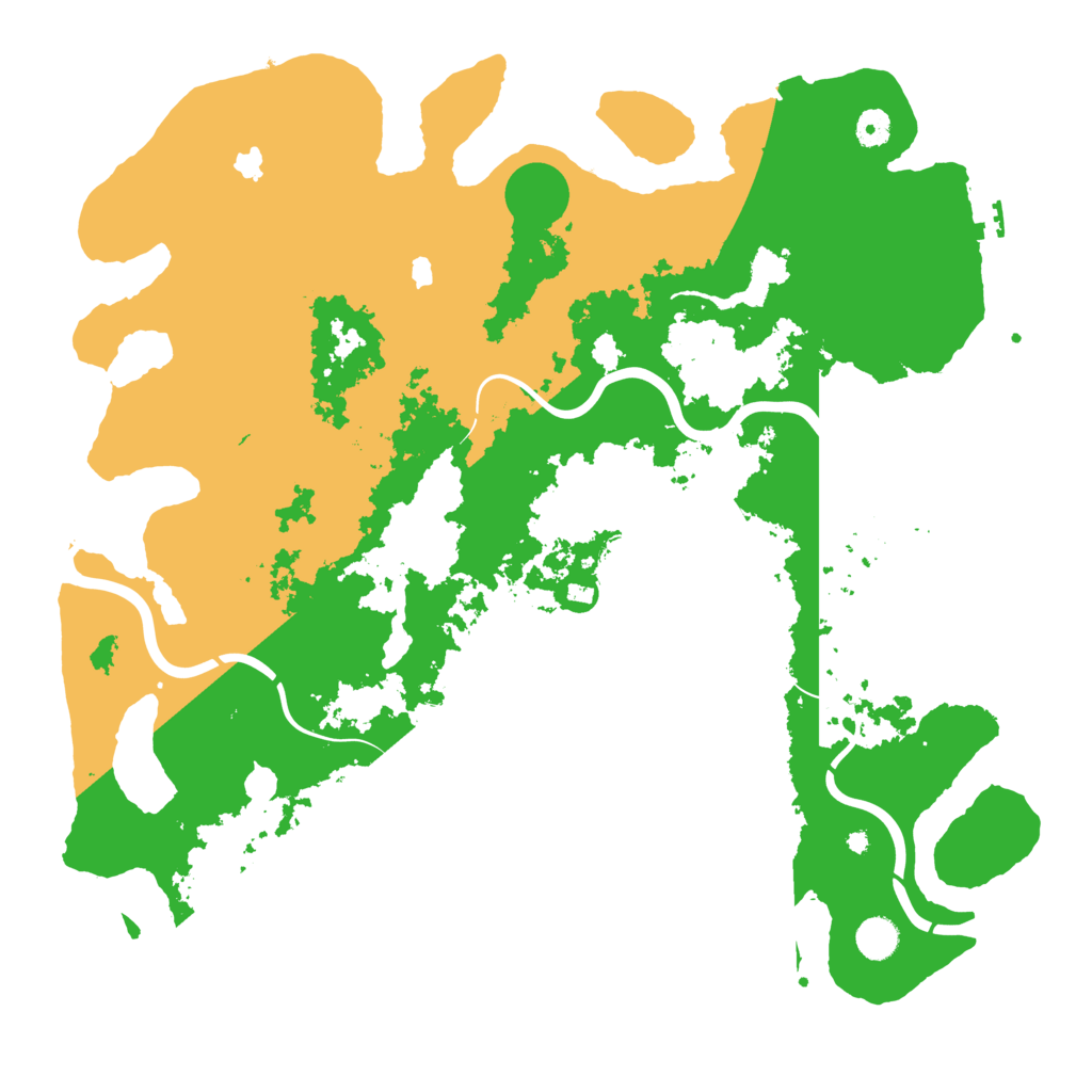 Biome Rust Map: Procedural Map, Size: 4500, Seed: 82433716