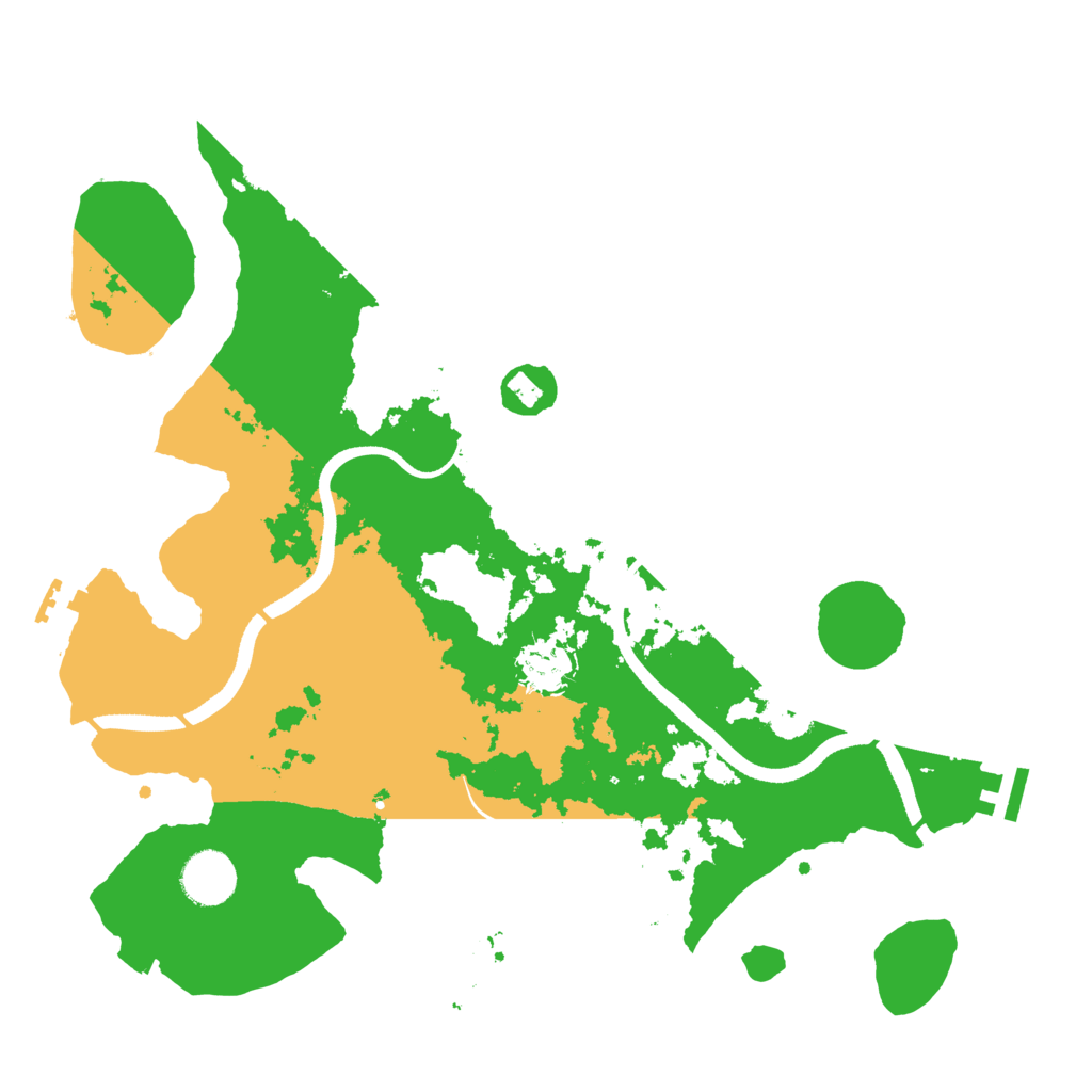 Biome Rust Map: Procedural Map, Size: 3500, Seed: 1671133385