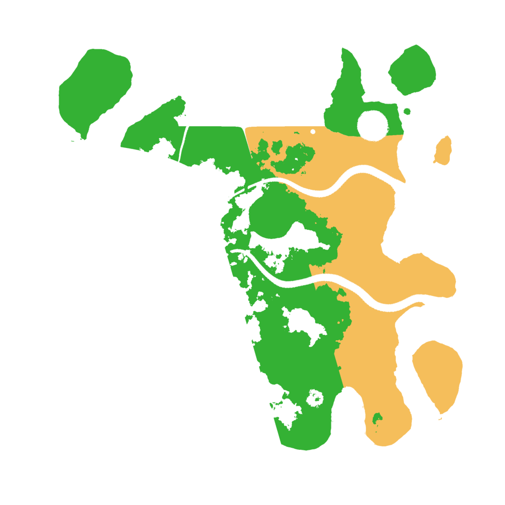 Biome Rust Map: Procedural Map, Size: 3000, Seed: 2033048243