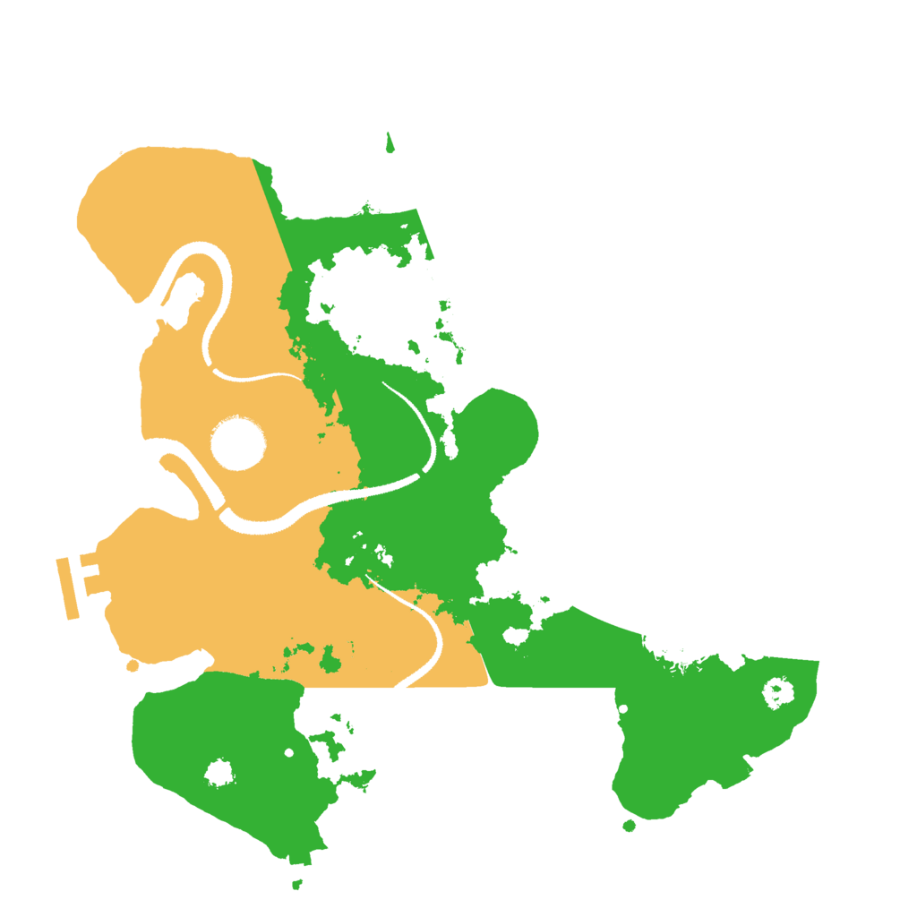 Biome Rust Map: Procedural Map, Size: 3000, Seed: 1362517613