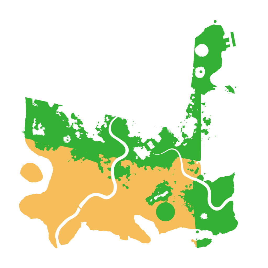 Biome Rust Map: Procedural Map, Size: 3750, Seed: 1535664726