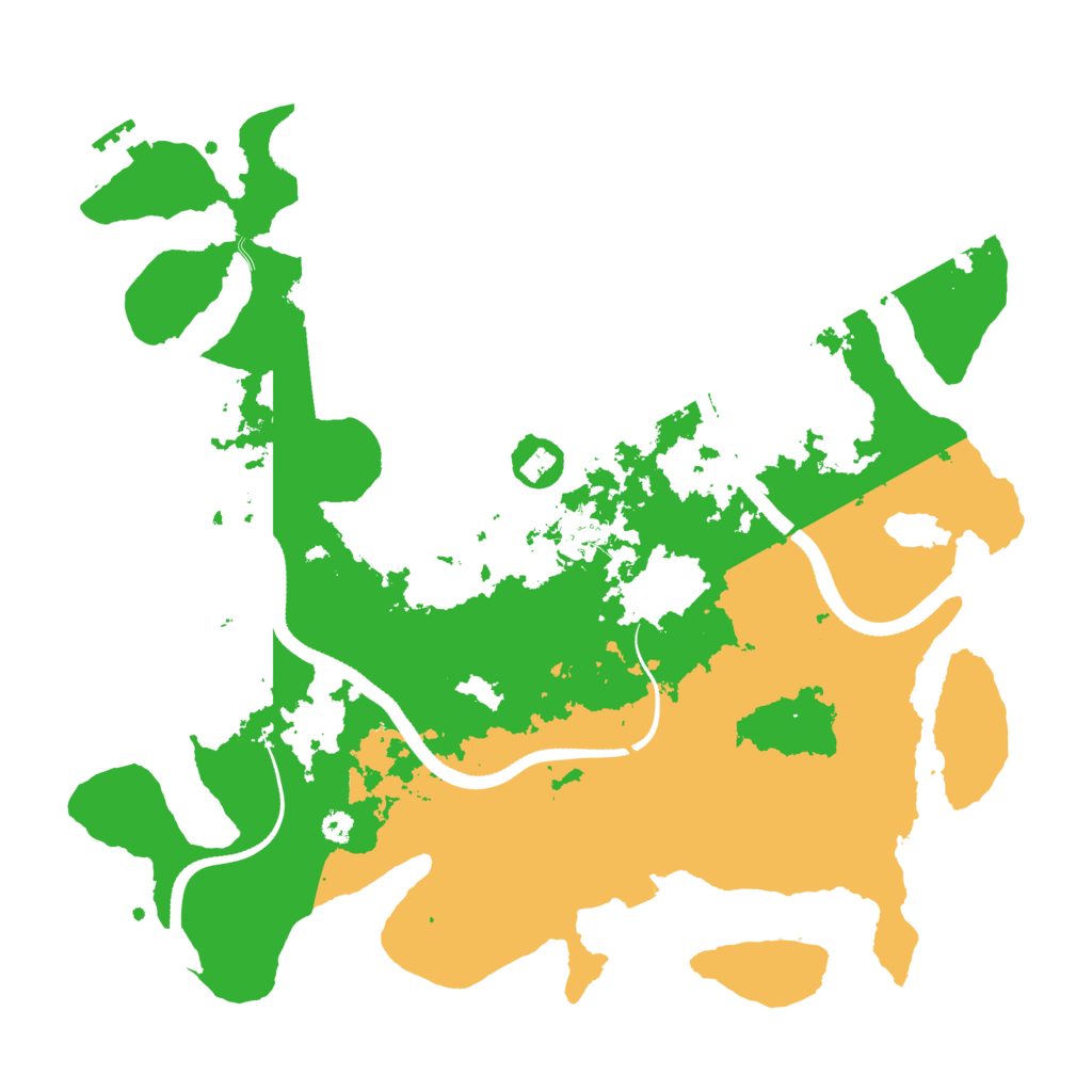 Biome Rust Map: Procedural Map, Size: 3500, Seed: 4071