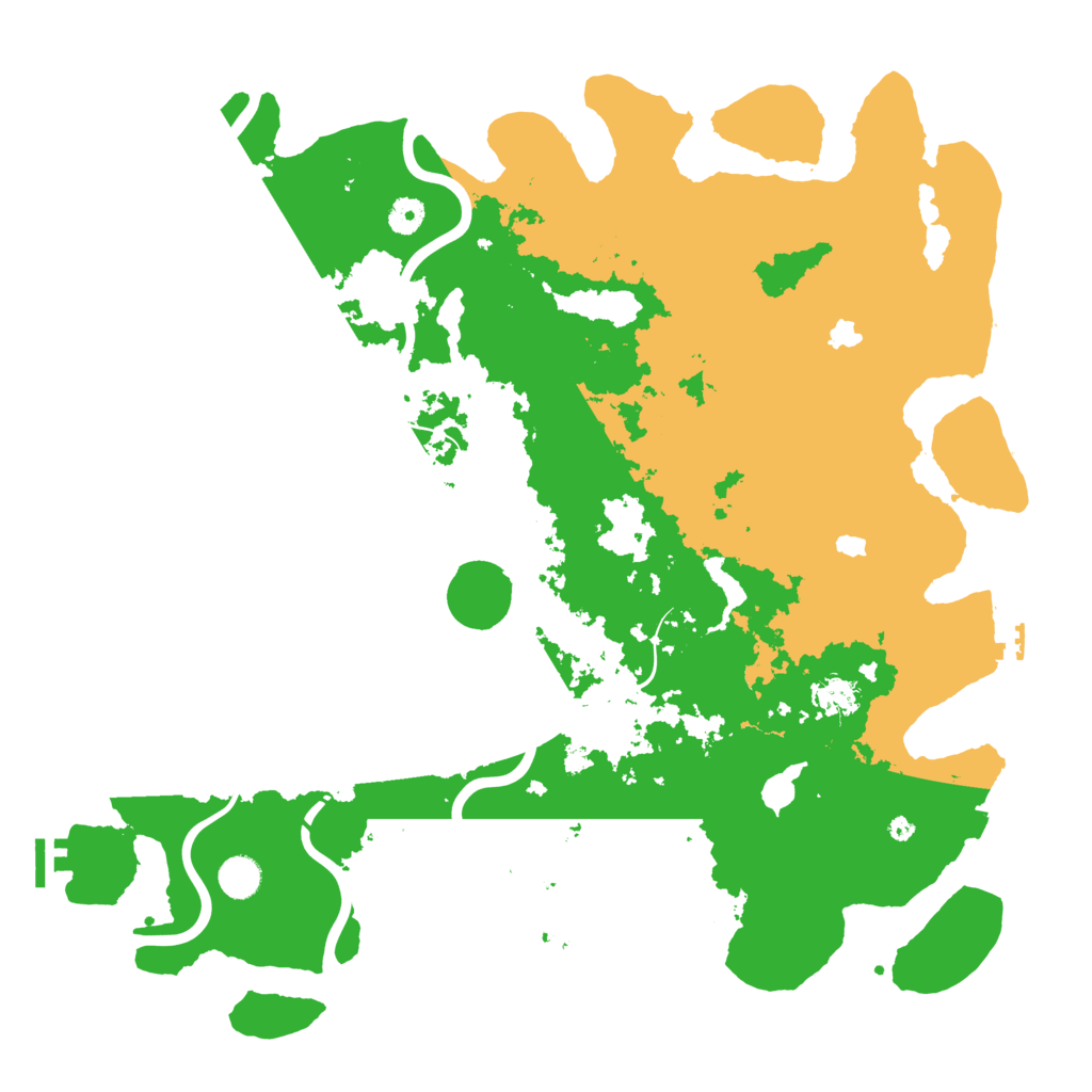 Biome Rust Map: Procedural Map, Size: 4500, Seed: 423655065