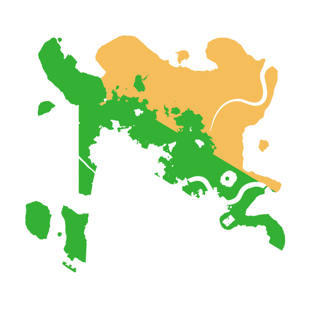 Biome Rust Map: Procedural Map, Size: 3000, Seed: 4206913