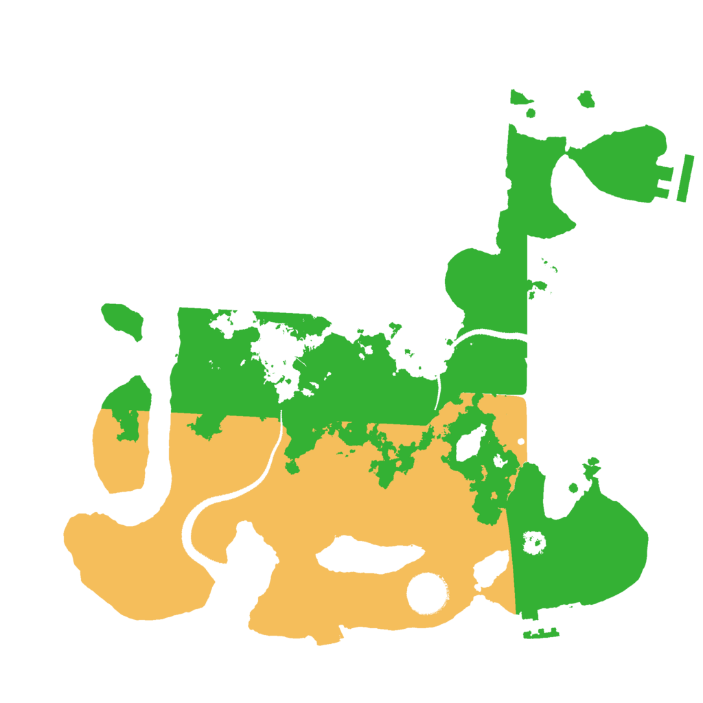 Biome Rust Map: Procedural Map, Size: 3000, Seed: 940634484