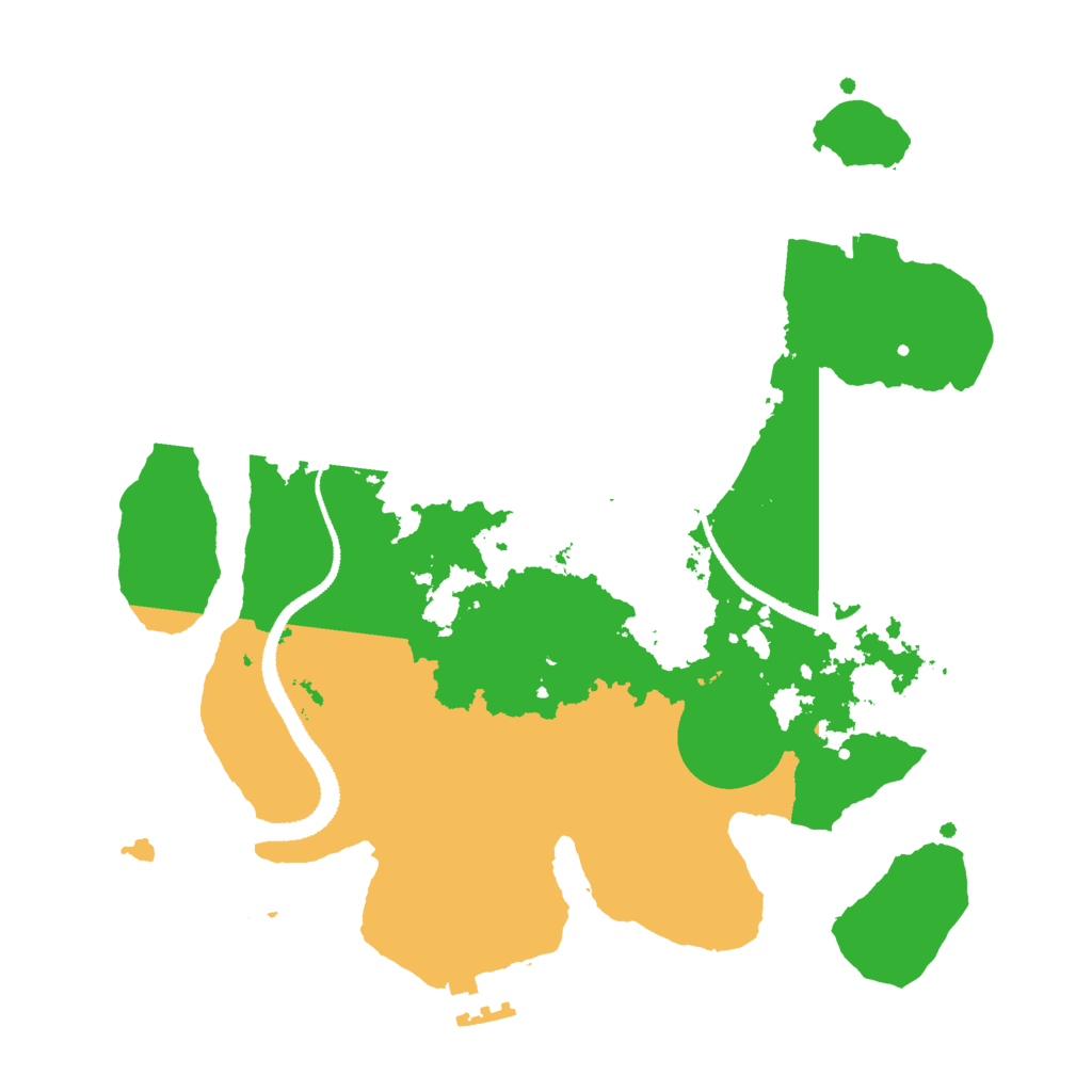 Biome Rust Map: Procedural Map, Size: 2800, Seed: 1098494038