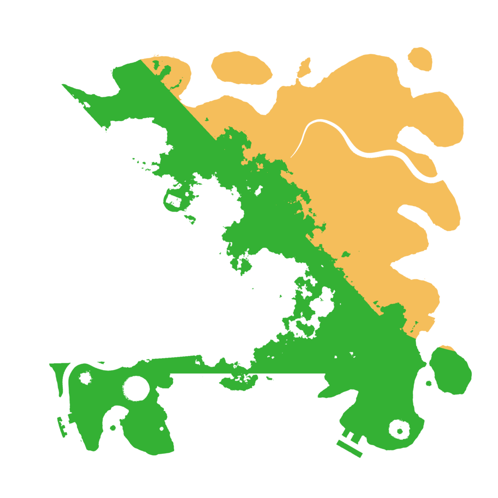 Biome Rust Map: Procedural Map, Size: 3650, Seed: 2888906