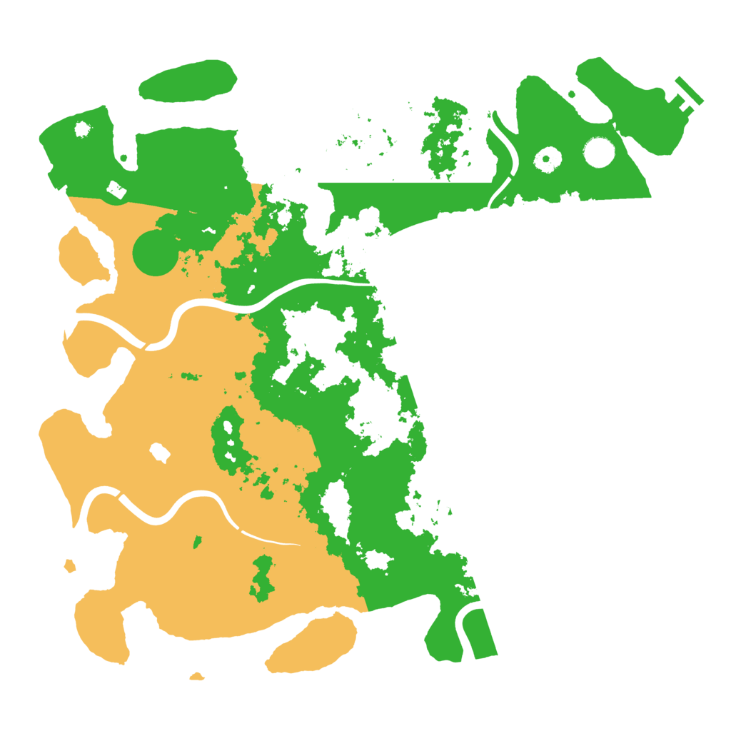 Biome Rust Map: Procedural Map, Size: 4200, Seed: 2023834583