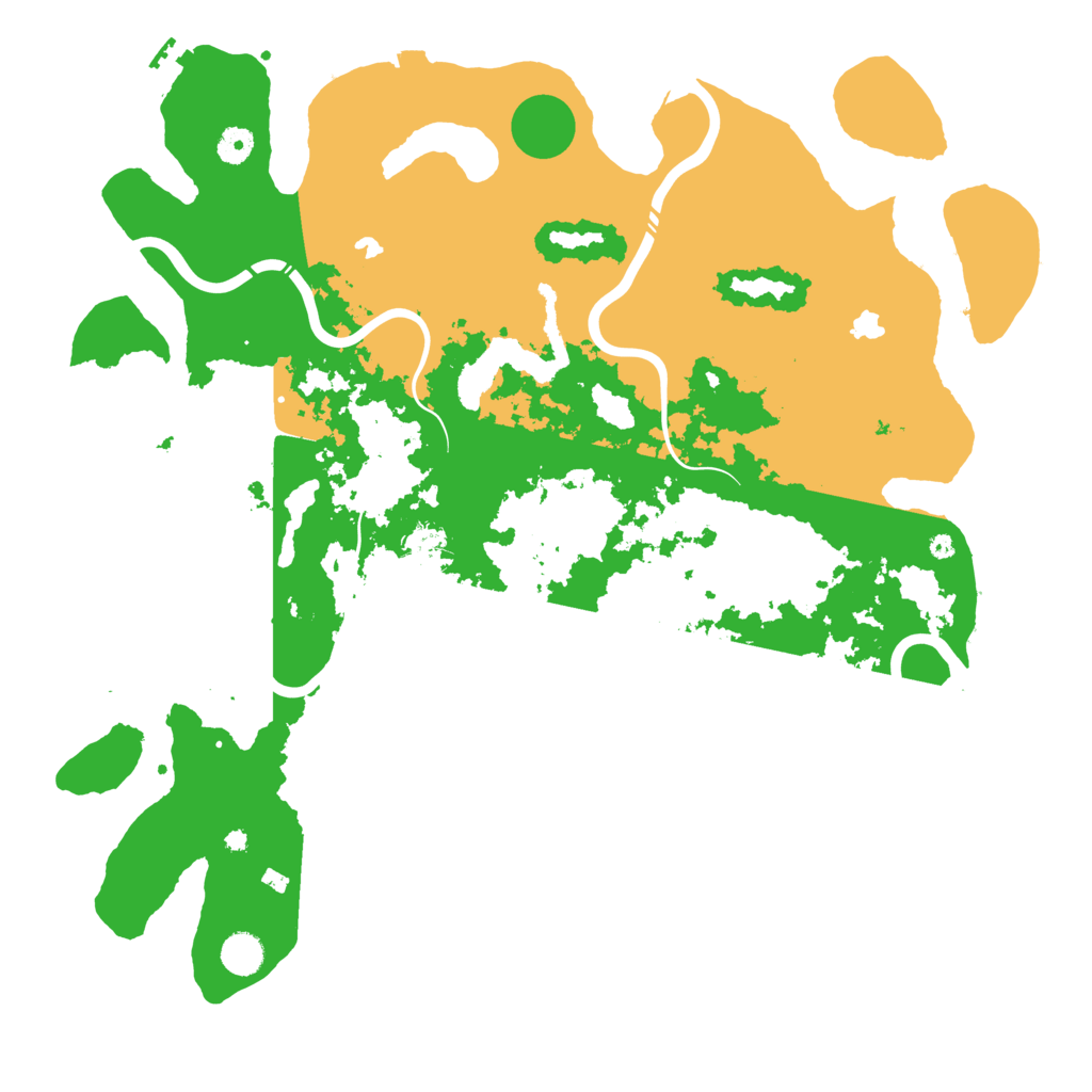 Biome Rust Map: Procedural Map, Size: 4500, Seed: 2000089324