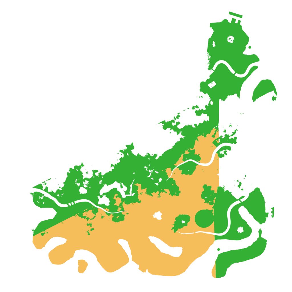 Biome Rust Map: Procedural Map, Size: 4250, Seed: 1399960542