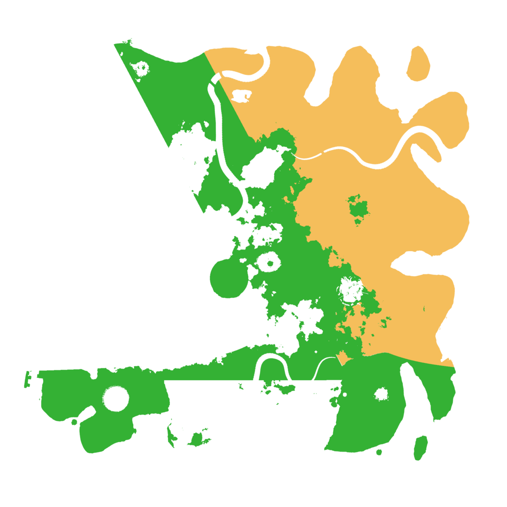 Biome Rust Map: Procedural Map, Size: 3500, Seed: 419691378