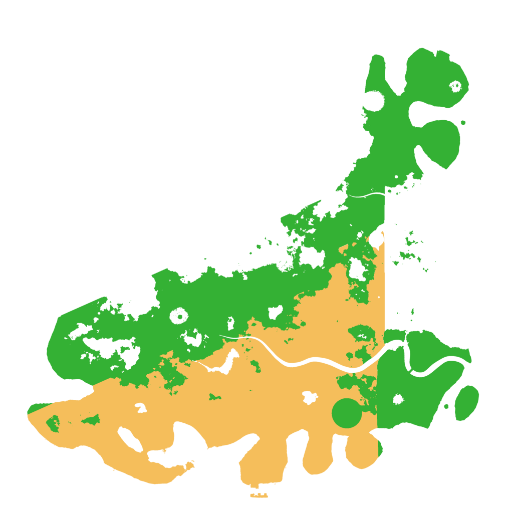Biome Rust Map: Procedural Map, Size: 4500, Seed: 1182524998