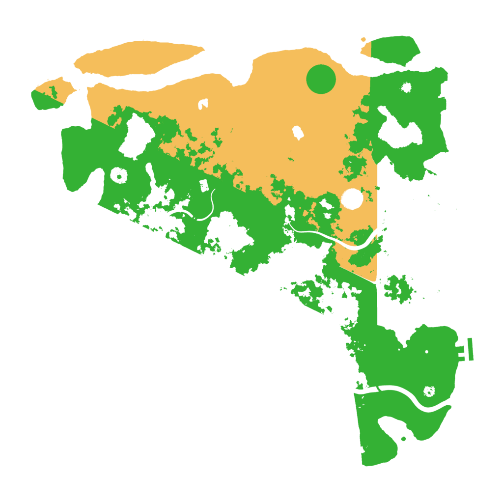 Biome Rust Map: Procedural Map, Size: 4500, Seed: 470203630