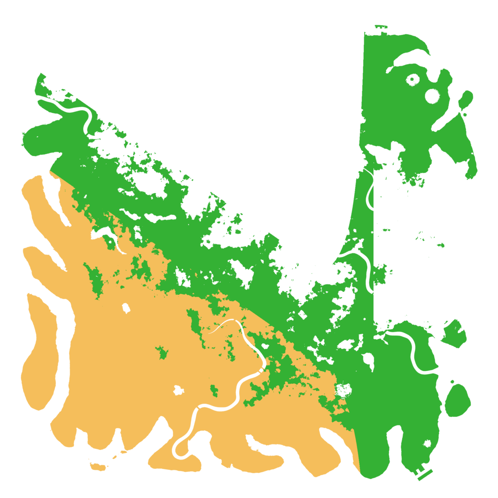 Biome Rust Map: Procedural Map, Size: 6000, Seed: 16694463