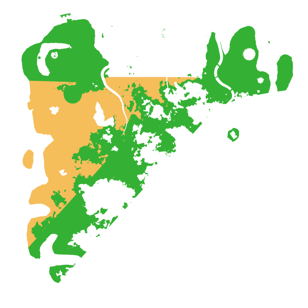 Biome Rust Map: Procedural Map, Size: 4500, Seed: 1556182598