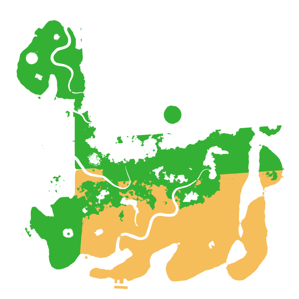 Biome Rust Map: Procedural Map, Size: 4500, Seed: 439571289