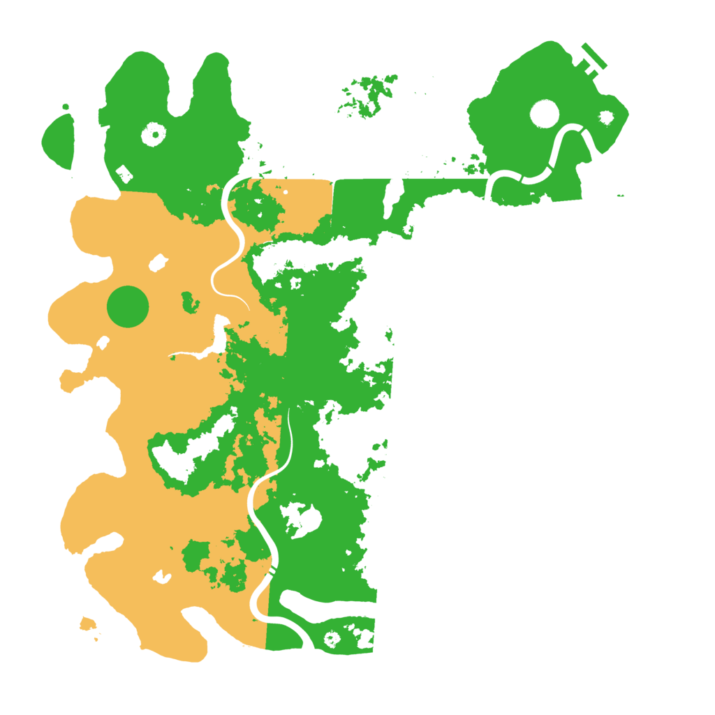 Biome Rust Map: Procedural Map, Size: 4500, Seed: 510213348
