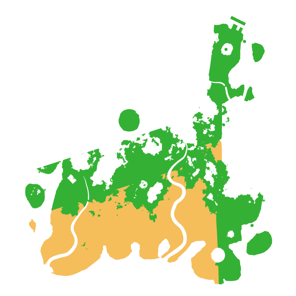 Biome Rust Map: Procedural Map, Size: 3750, Seed: 245876548