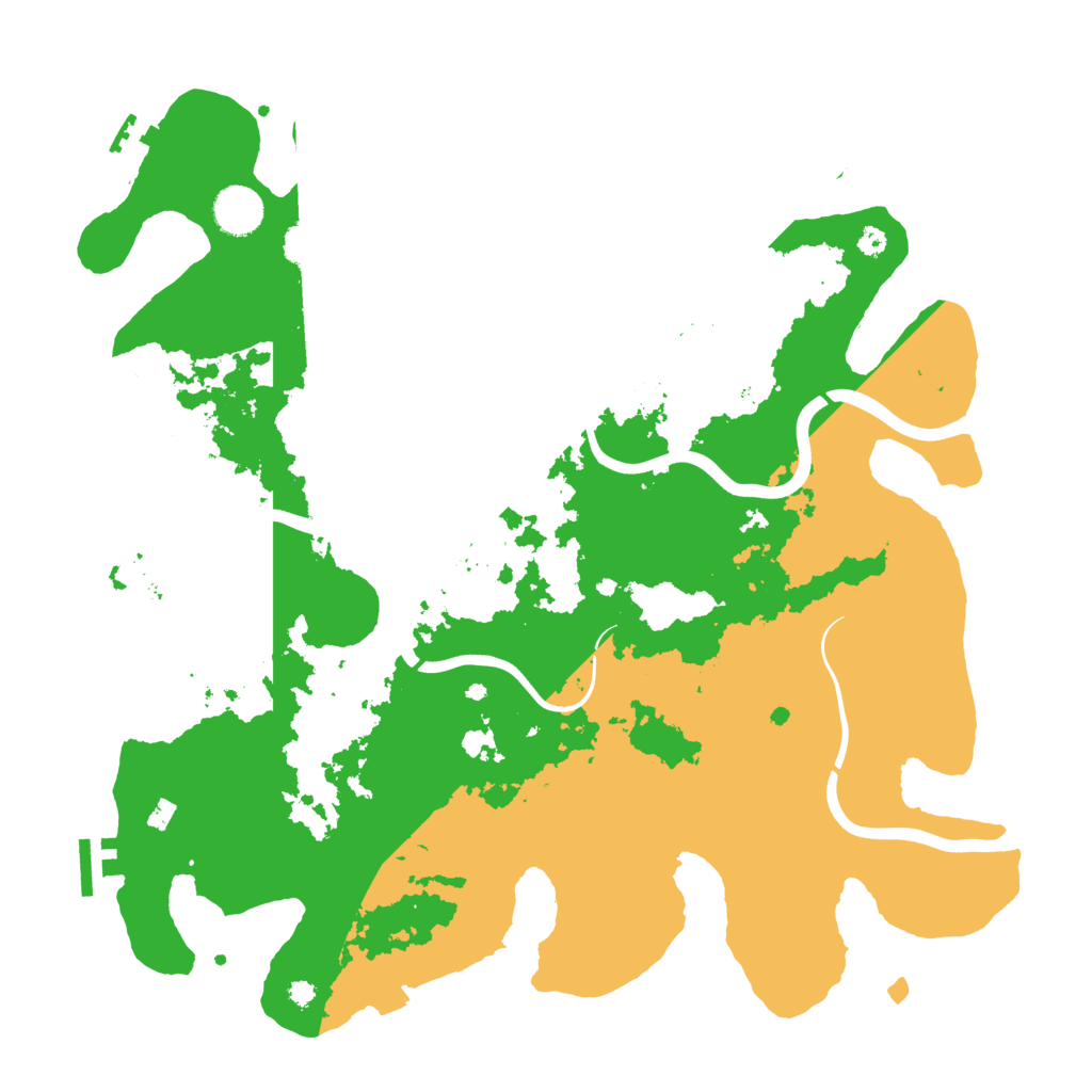 Biome Rust Map: Procedural Map, Size: 3850, Seed: 37069