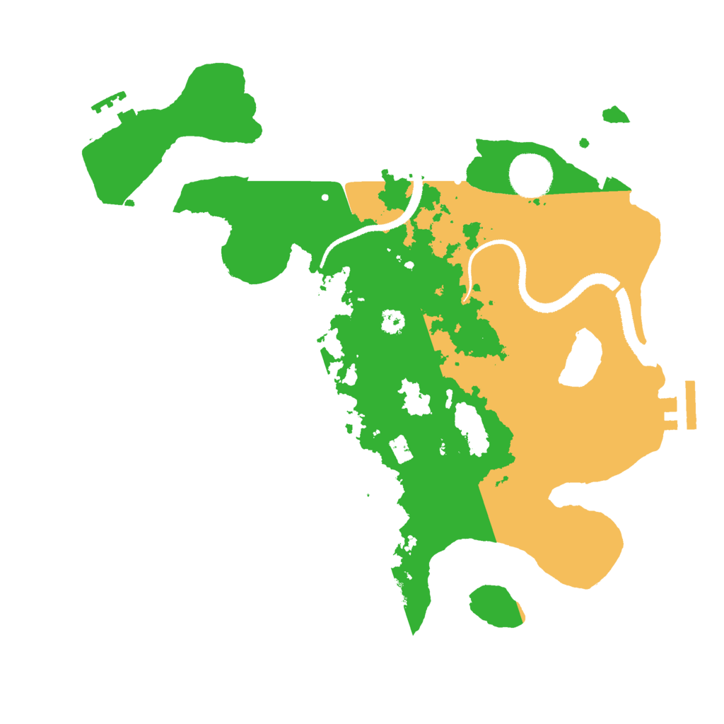 Biome Rust Map: Procedural Map, Size: 3000, Seed: 31101