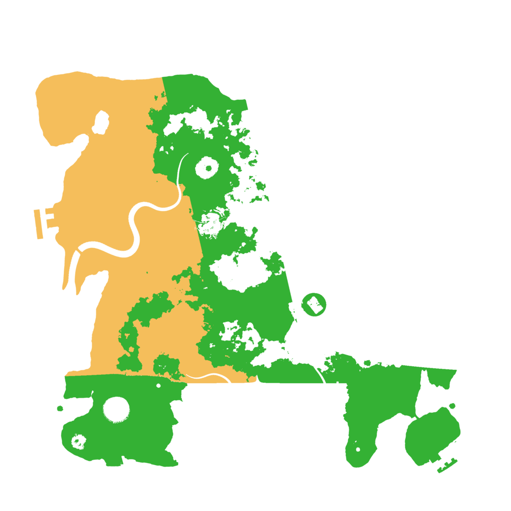 Biome Rust Map: Procedural Map, Size: 3500, Seed: 267089955